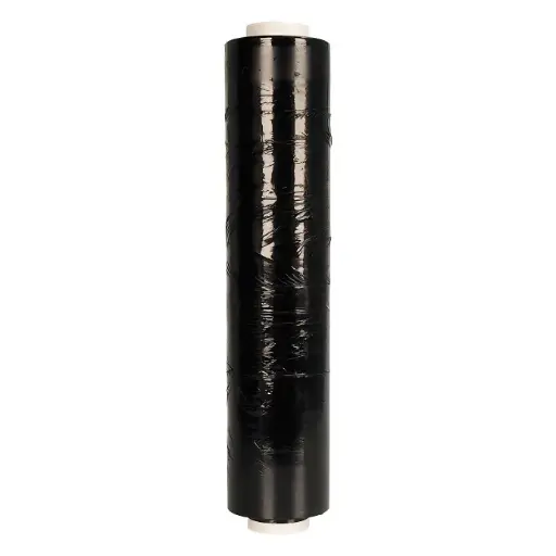 Film étirable noir manuel 17µ - 45 cm x 300 m